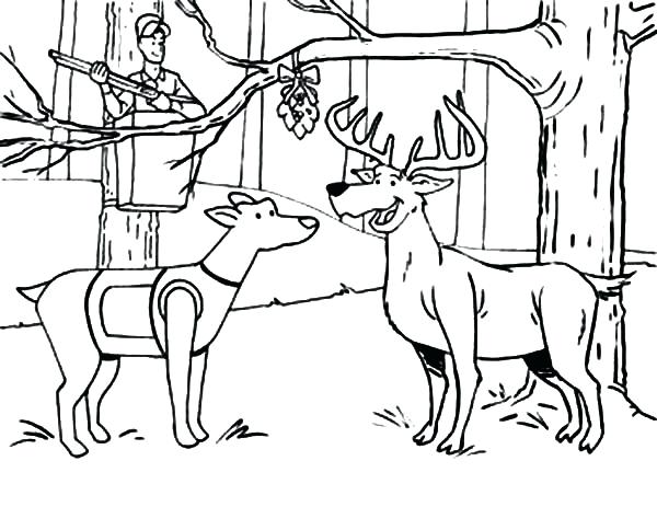 Deer Hunting Coloring Pages at GetColorings.com | Free printable