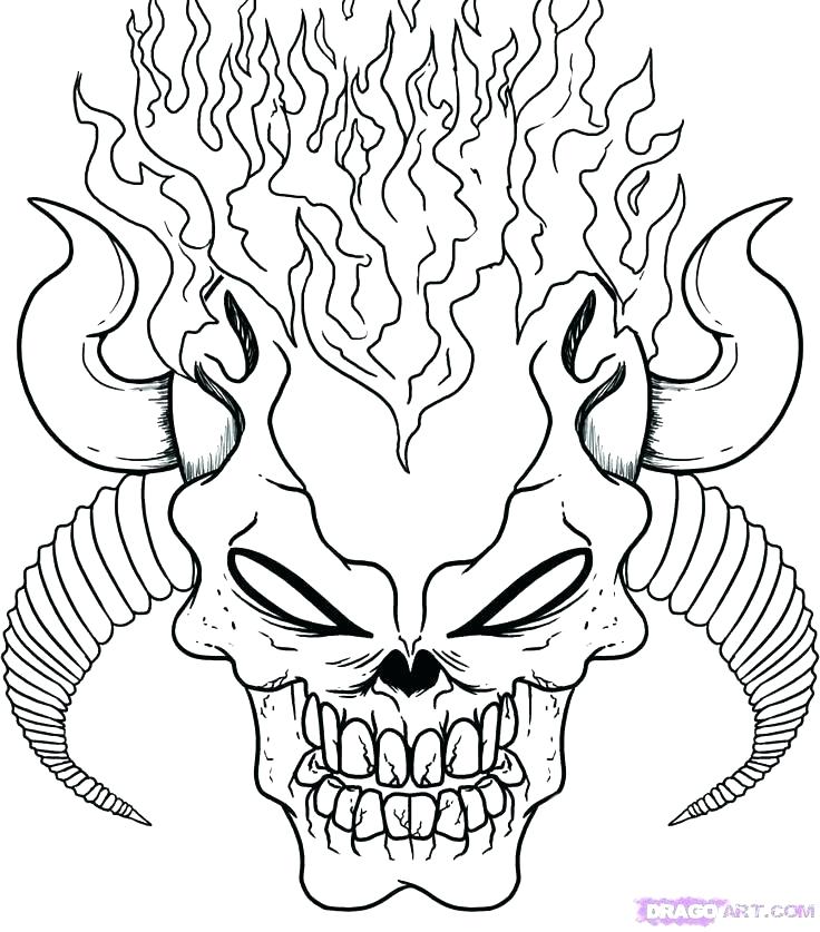 Deer Skull Coloring Pages at GetColorings.com | Free printable
