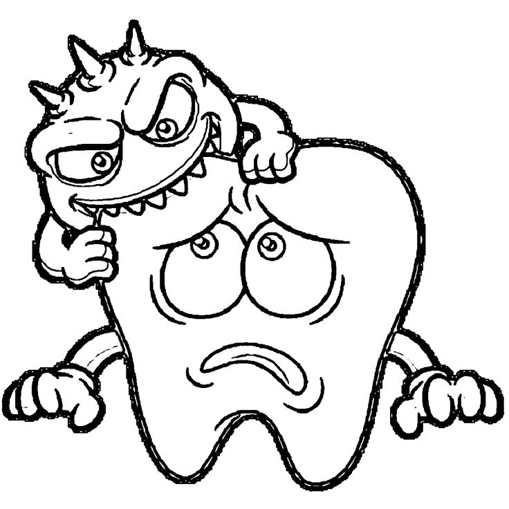 Dental Coloring Pages For Preschool At Free