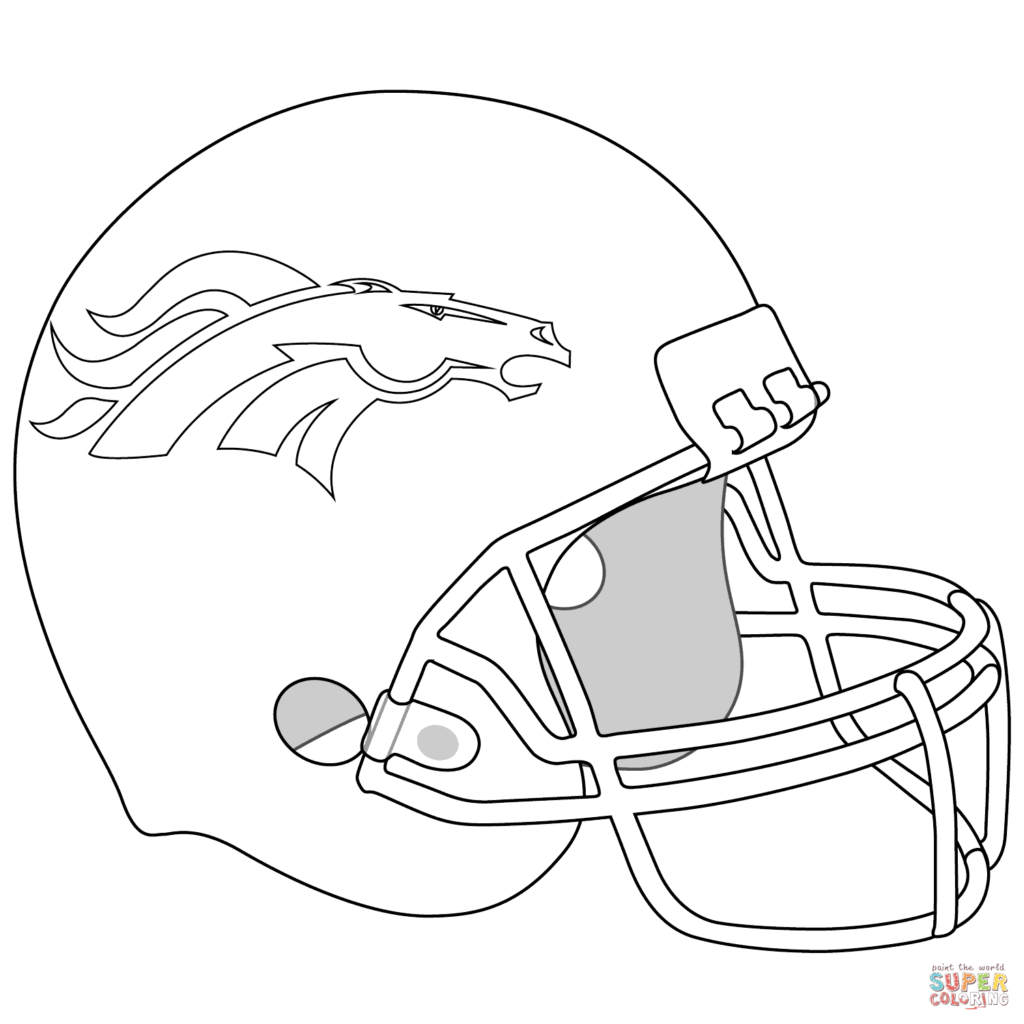 Denver Broncos Logo Coloring Pages at GetColorings com Free printable