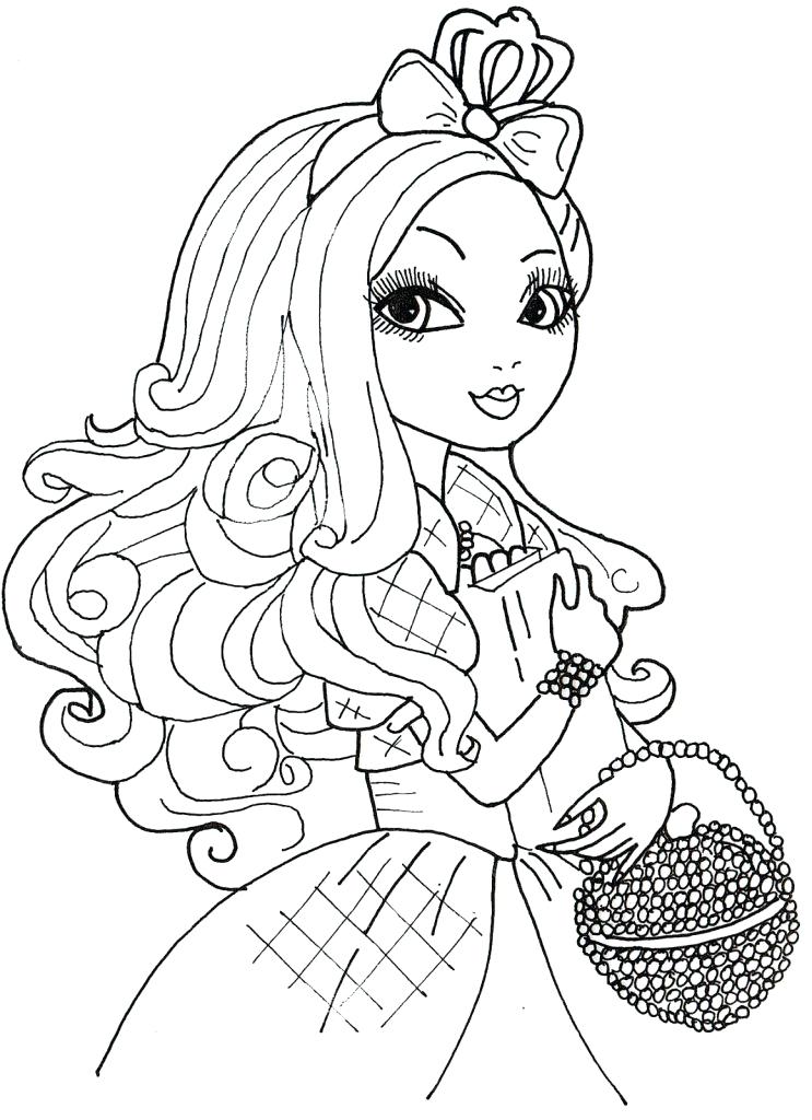 Descendants Coloring Pages Evie at GetColorings.com | Free printable