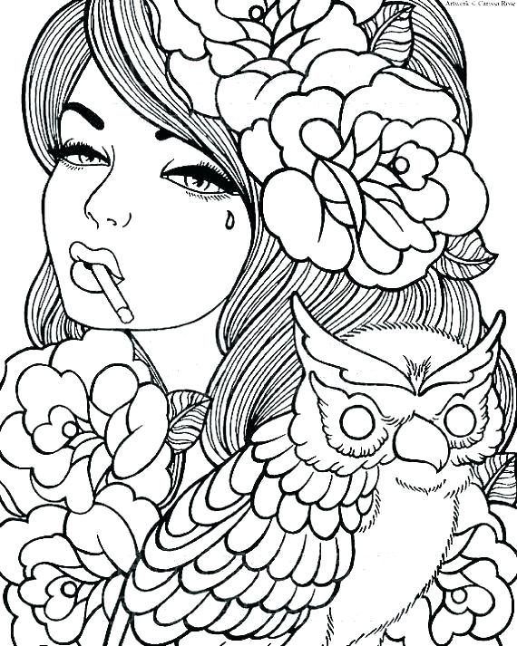 printable coloring pages girls