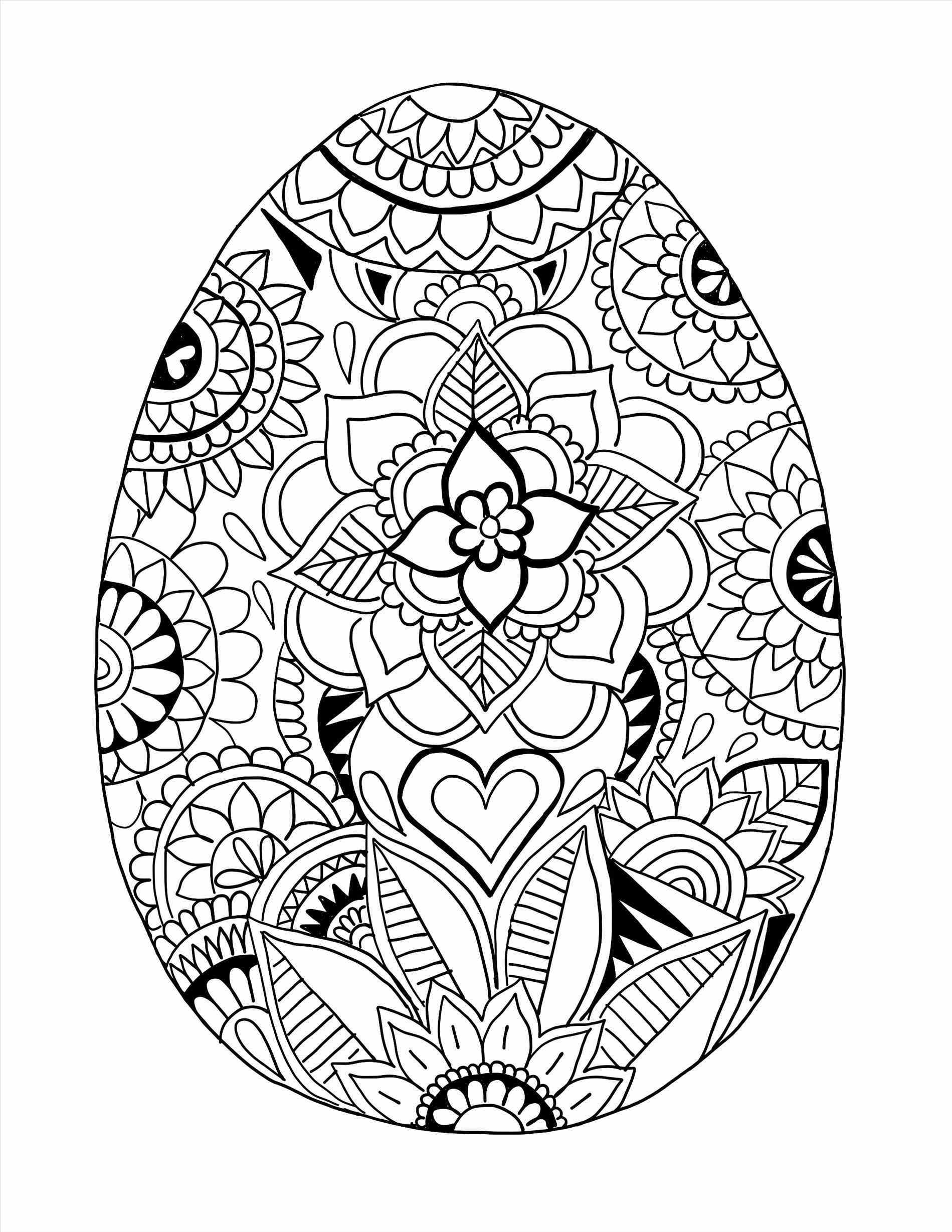 Detailed Easter Egg Coloring Pages at GetColorings.com | Free printable