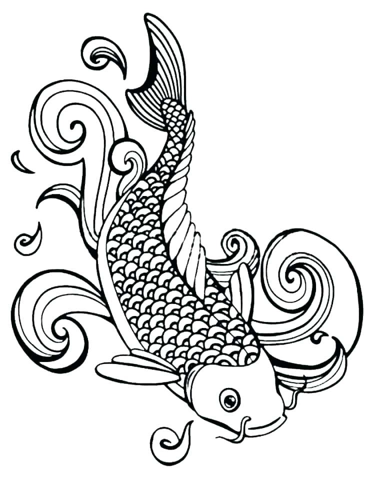 Detailed Fish Coloring Pages at GetColorings.com | Free printable