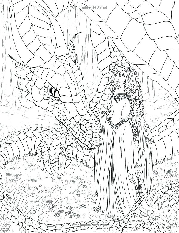 Detailed Mermaid Coloring Pages For Adults at GetColorings.com | Free