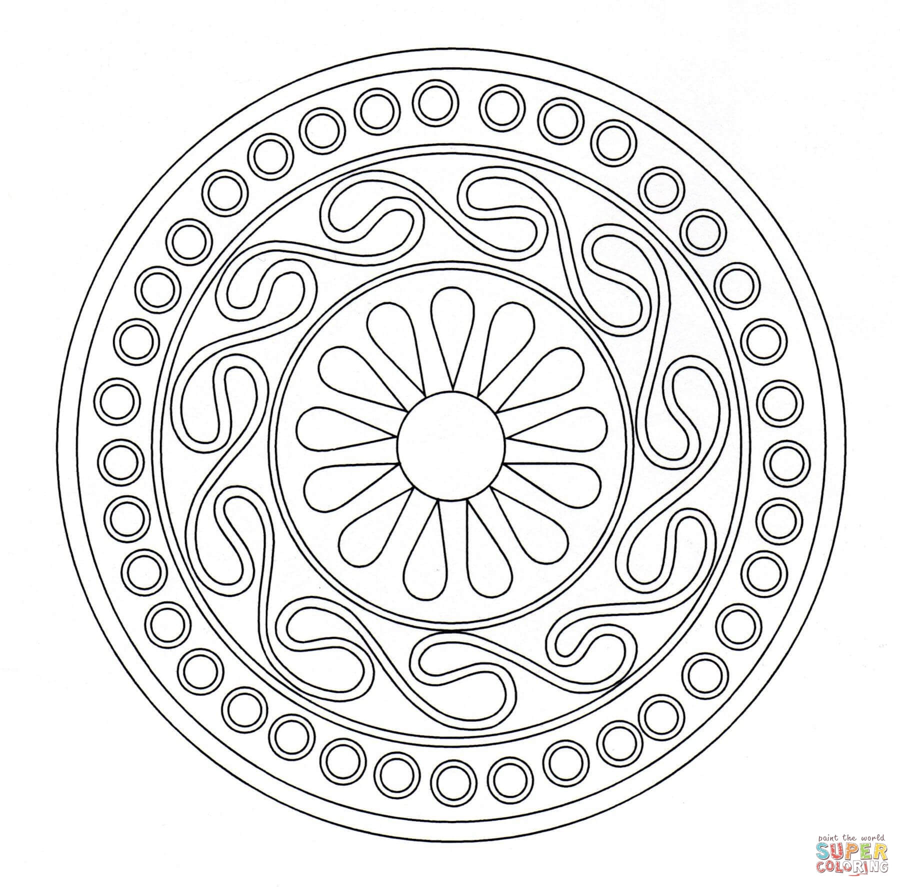 Detailed Pattern Coloring Pages at GetColorings.com | Free printable