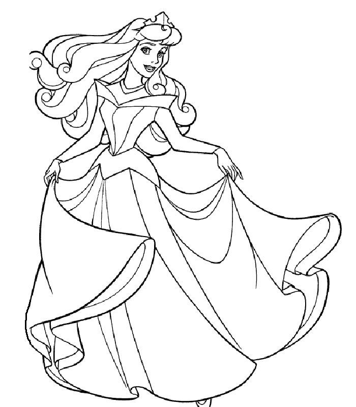 Detailed Princess Coloring Pages at GetColorings.com