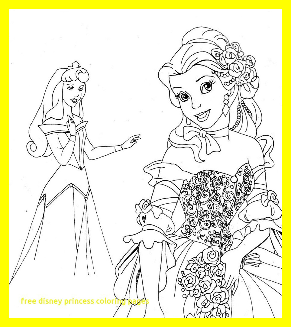 Detailed Princess Coloring Pages at GetColorings.com | Free printable