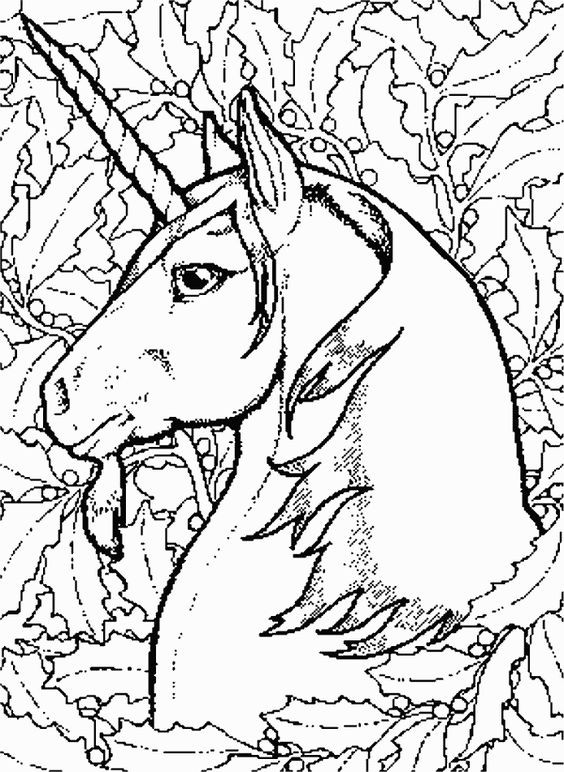 Detailed Unicorn Coloring Pages at GetColorings.com | Free printable