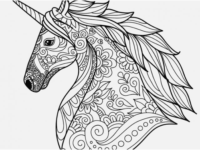 Realistic Unicorn Colouring Pages For Adults - Unicorn coloring book