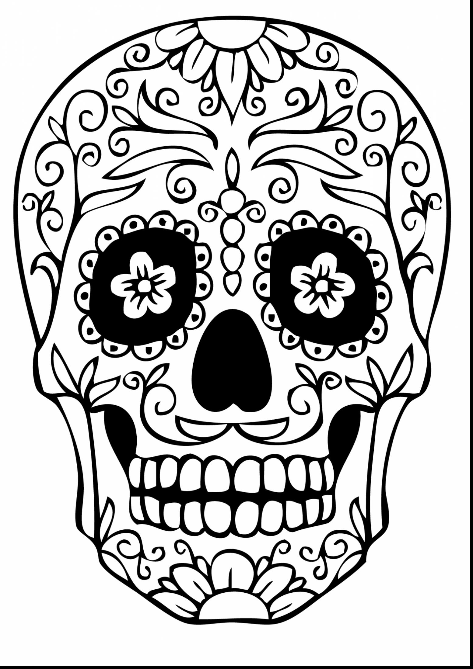 dia de los muertos skull transparent background