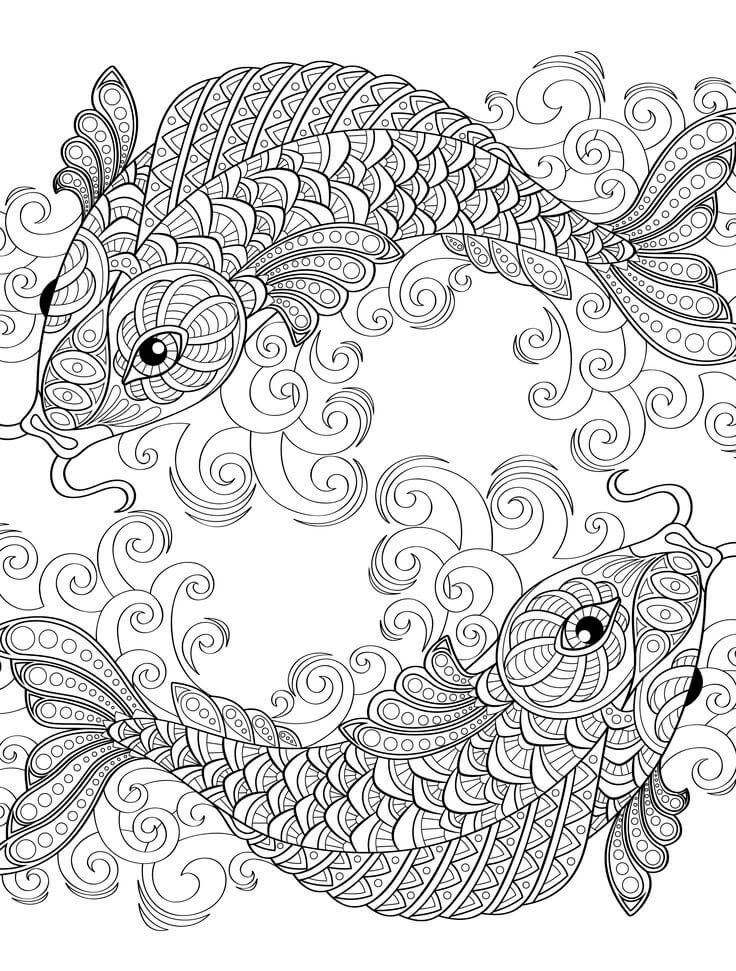 Difficult Animal Coloring Pages at Free printable