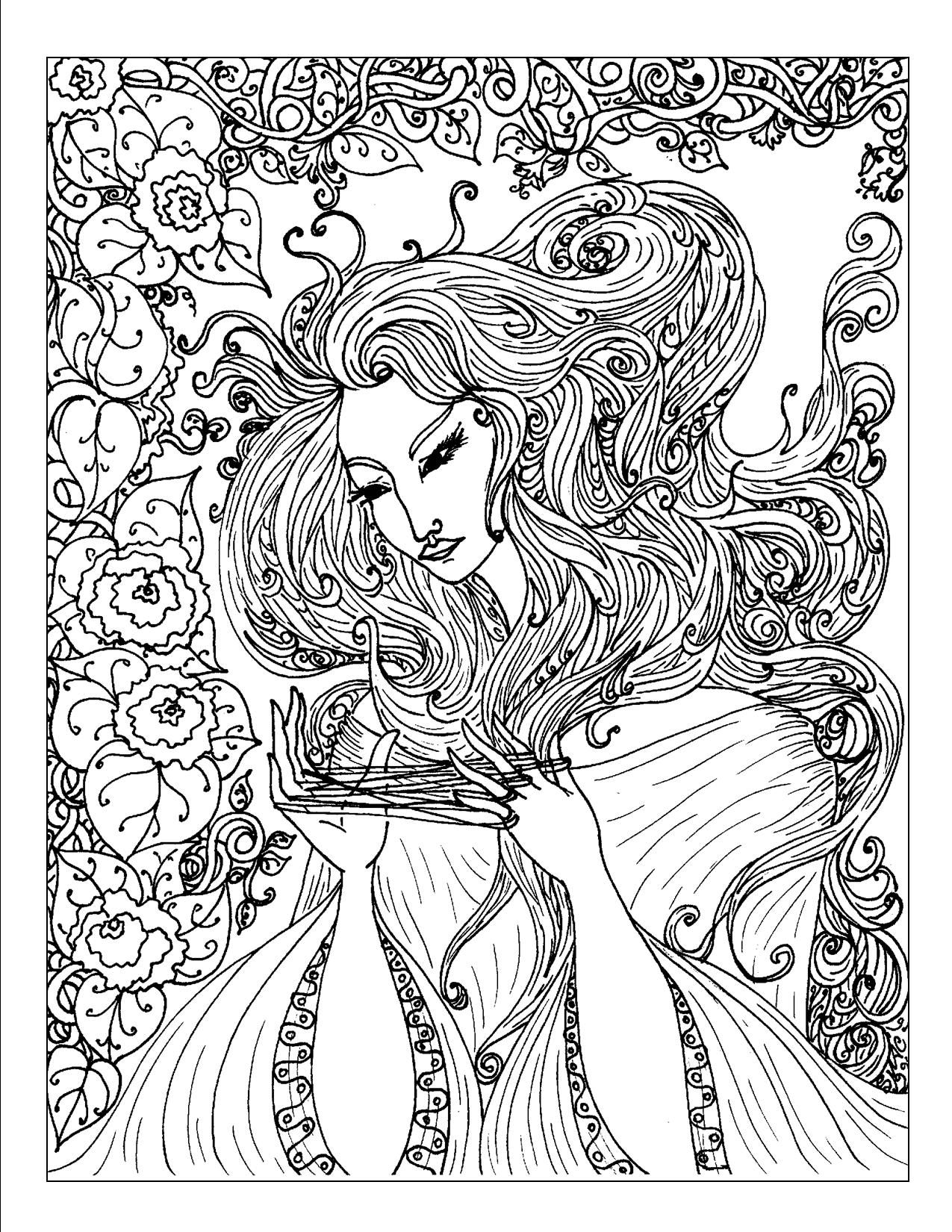 Difficult Coloring Pages For Adults At Getcolorings Com Free Printable Colorings Pages To