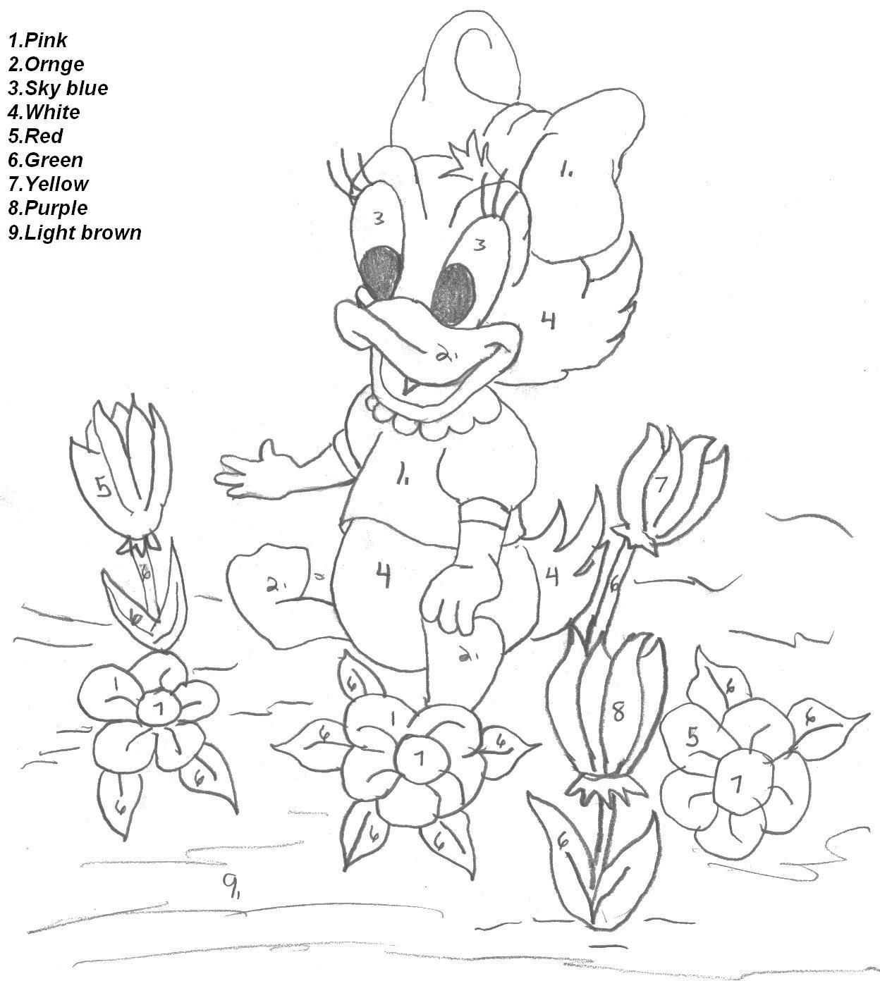 Difficult Disney Coloring Pages at Free
