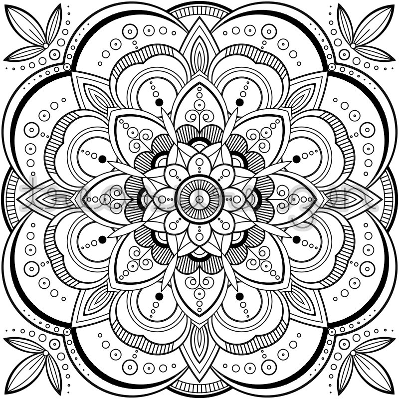 Digital Coloring Pages For Adults at Free printable