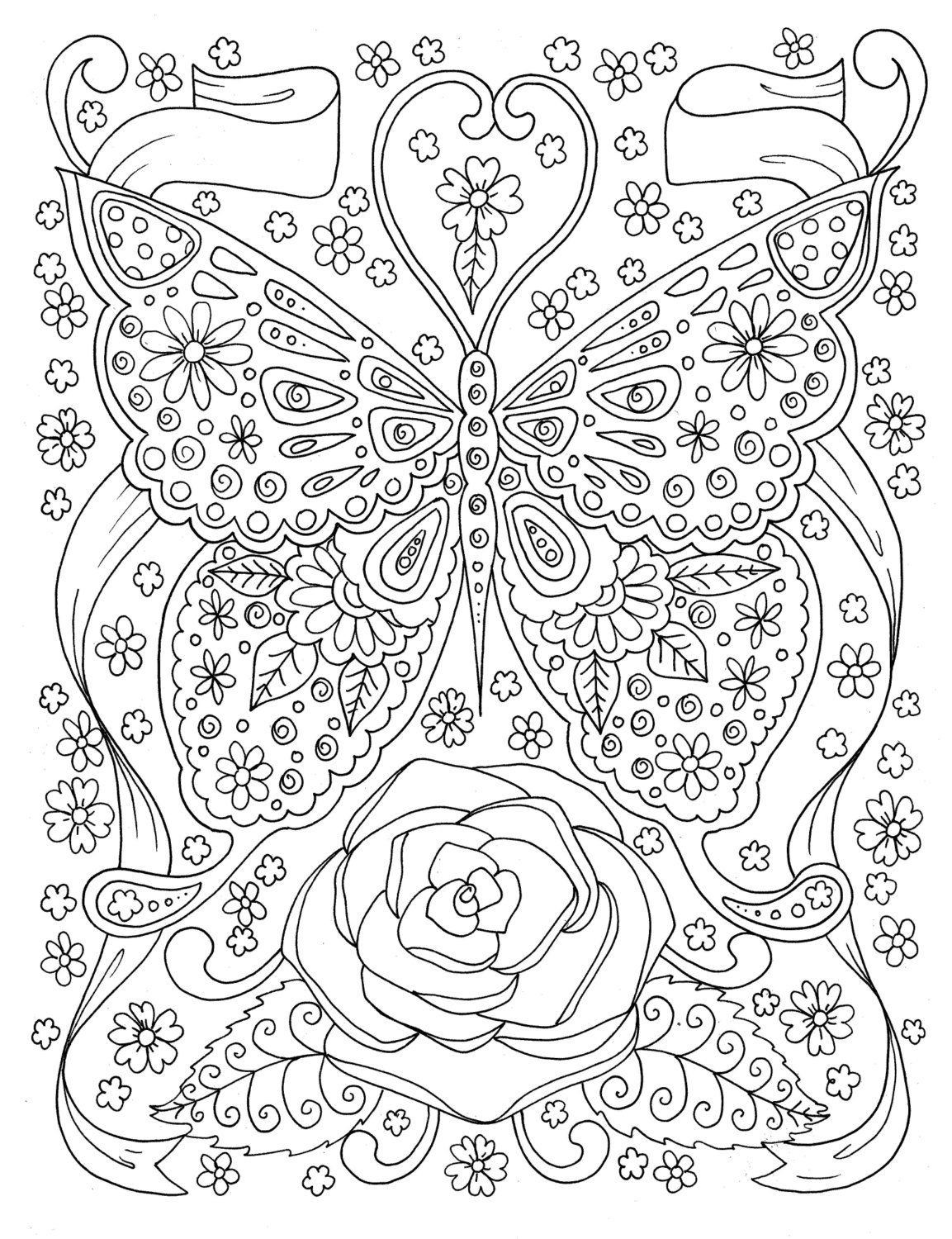 Digital Coloring Pages For Adults at GetColorings.com | Free printable