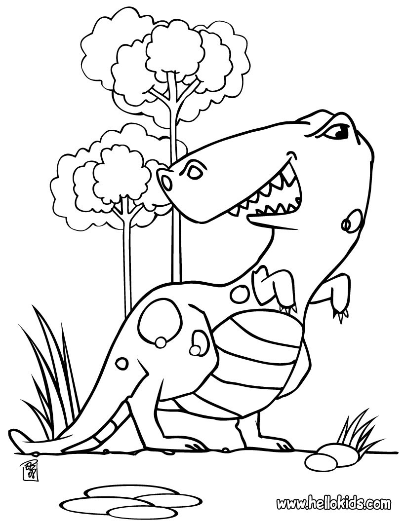 Dinosaur Coloring Pages Pdf at GetColorings.com | Free printable