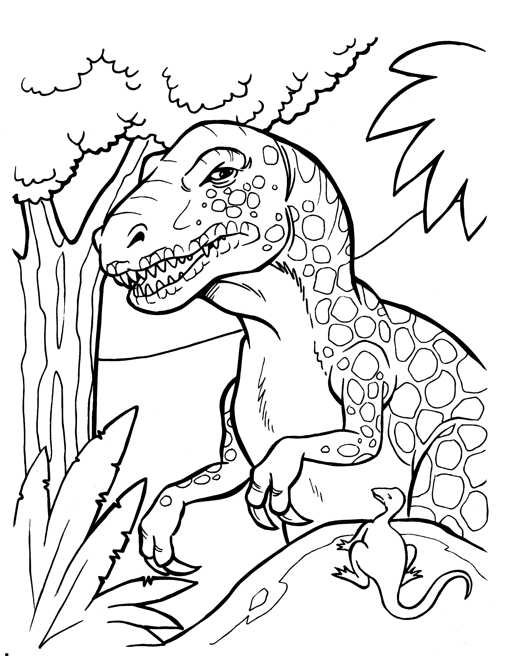 Dinosaurs Coloring Pages T Rex at GetColorings.com | Free printable