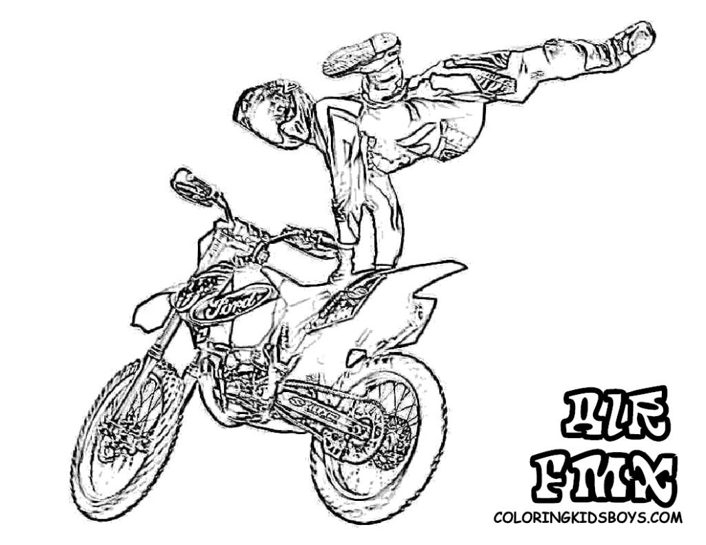 Dirt Bike Coloring Pages At GetColorings Free Printable Colorings 