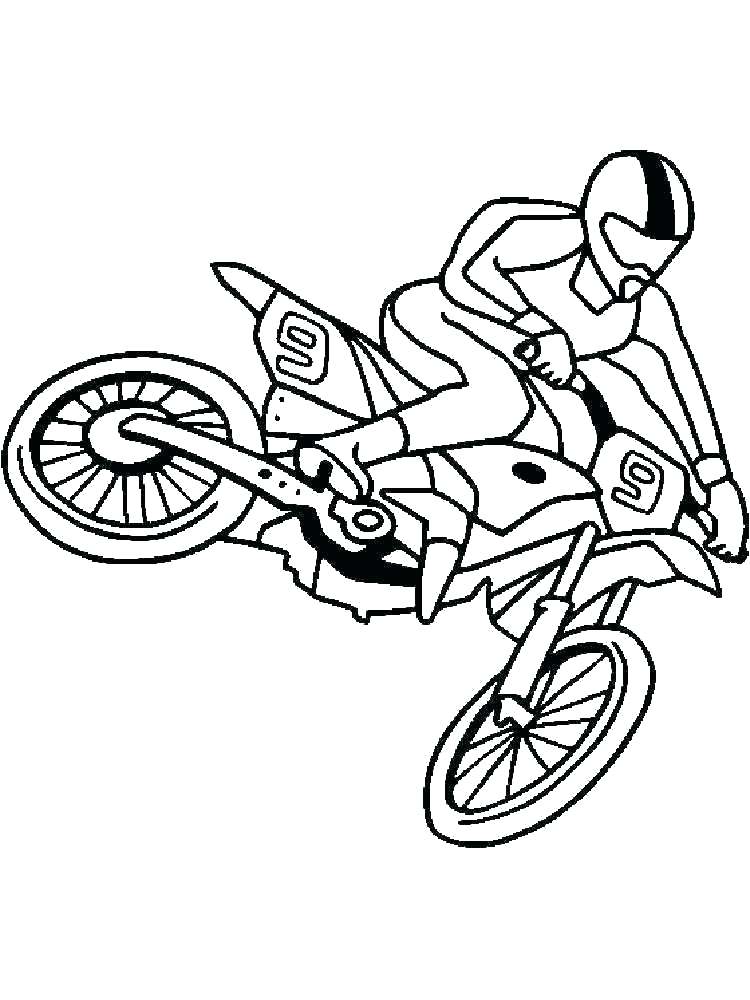 Dirt Bike Coloring Pages at GetColorings.com | Free printable colorings