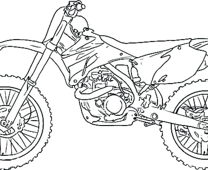 Dirt Bike Colouring Pages To Print At Getcolorings Free Printable