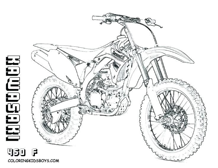 Dirt Bike Colouring Pages To Print At GetColorings Free Printable 
