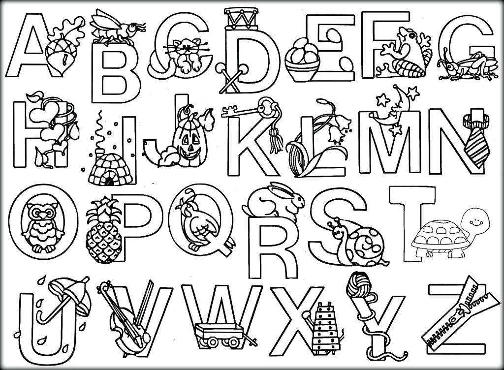 Disney Alphabet Coloring Pages At GetColorings Free Printable 