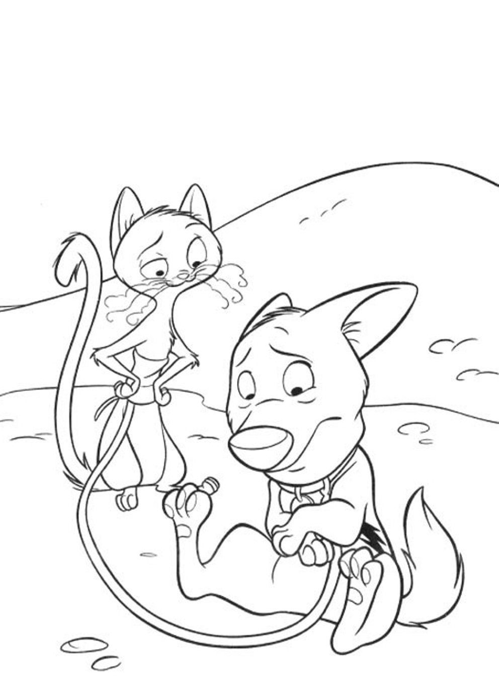 Disney Bolt Coloring Pages at GetColorings.com | Free printable