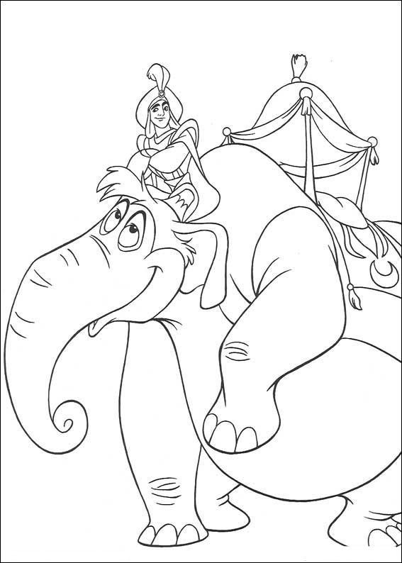 Disney Coloring Pages Aladdin At GetColorings.com | Free Printable ...