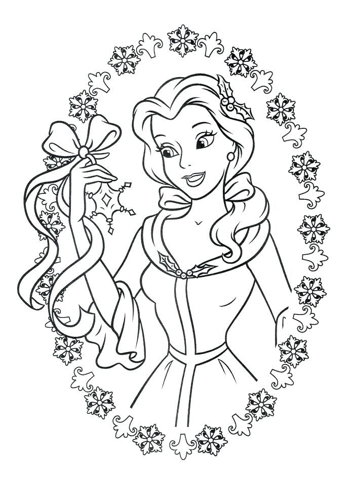 Belle Disney Princess Coloring Pages at GetColorings.com ...