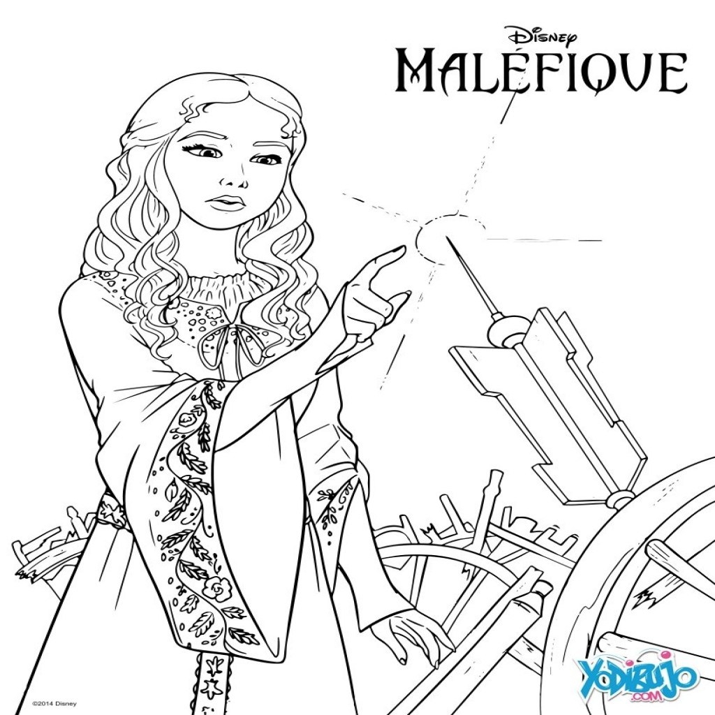 Disney Descendants Mal Coloring Pages at GetColorings.com | Free