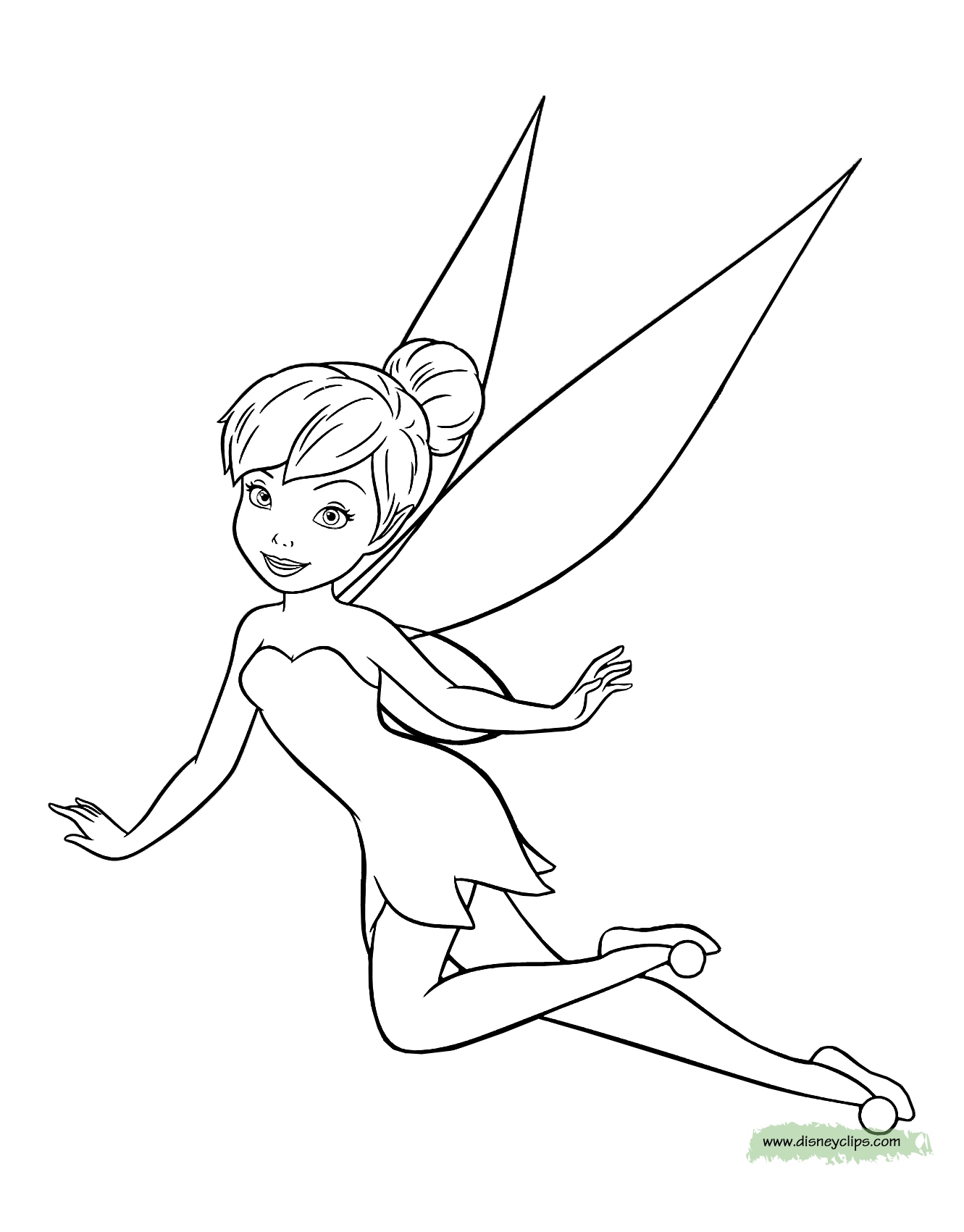 Disney Fairies Coloring Pages Silvermist at GetColorings.com | Free