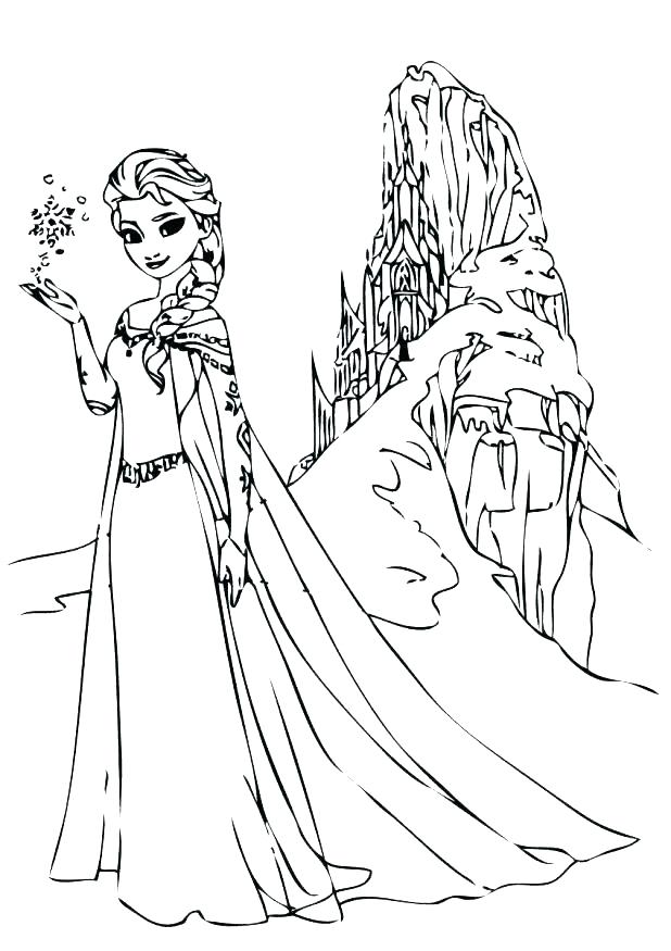 Disney Frozen Christmas Coloring Pages At GetColorings
