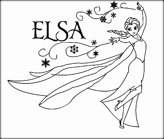 Disney Frozen Elsa Coloring Pages at GetColorings.com | Free printable