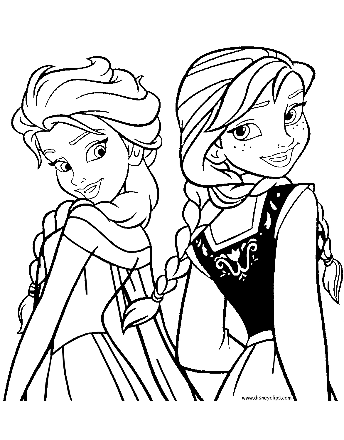 Disney Frozen Printable Coloring Pages at Free