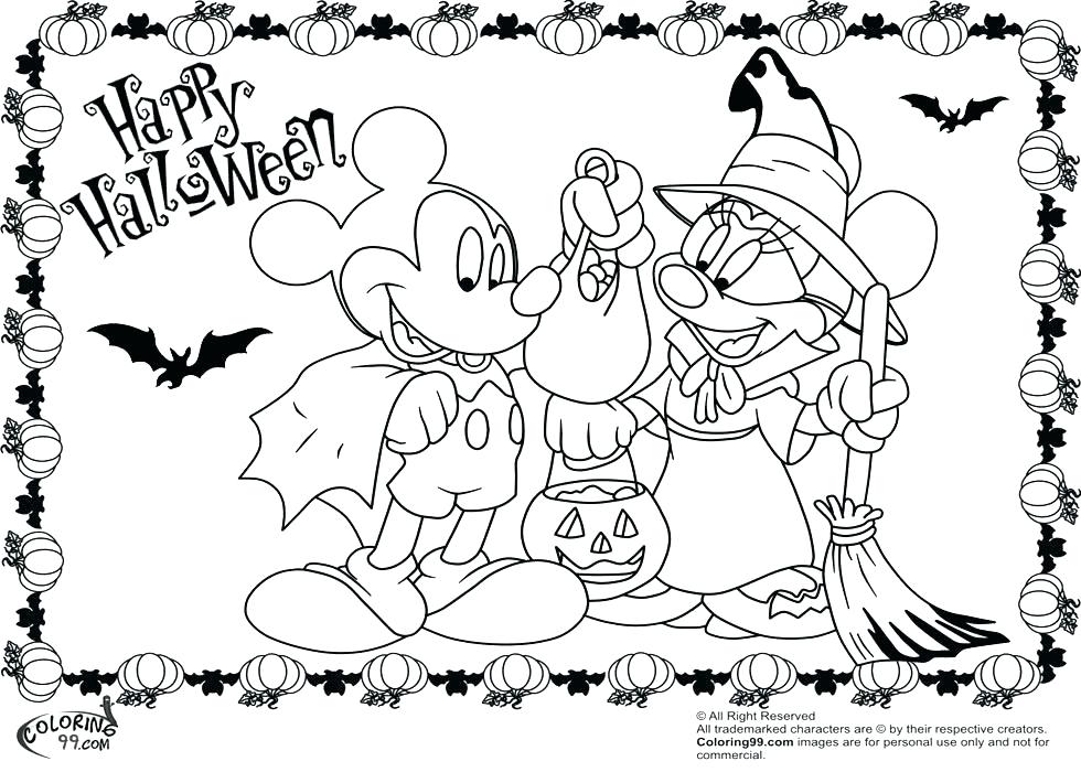 Disney Halloween Coloring Pages Printable at GetColorings.com | Free printable colorings pages