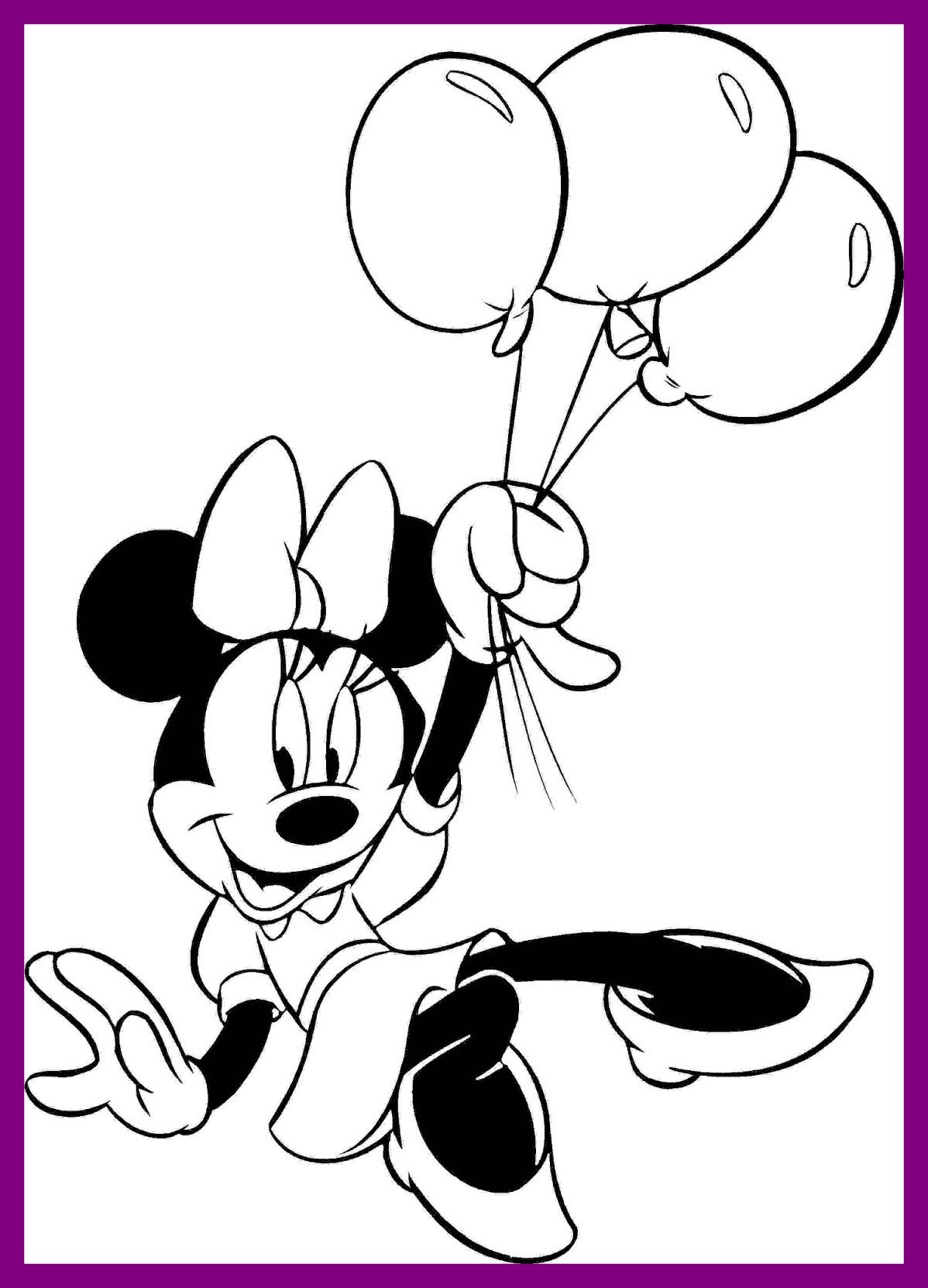 Disney Happy Birthday Coloring Pages at Free