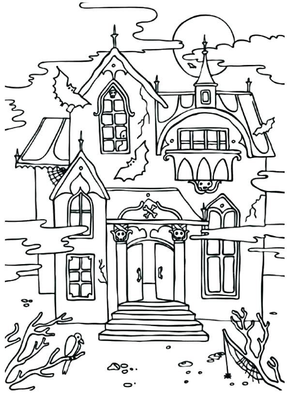 Disney Haunted Mansion Coloring Pages at Free