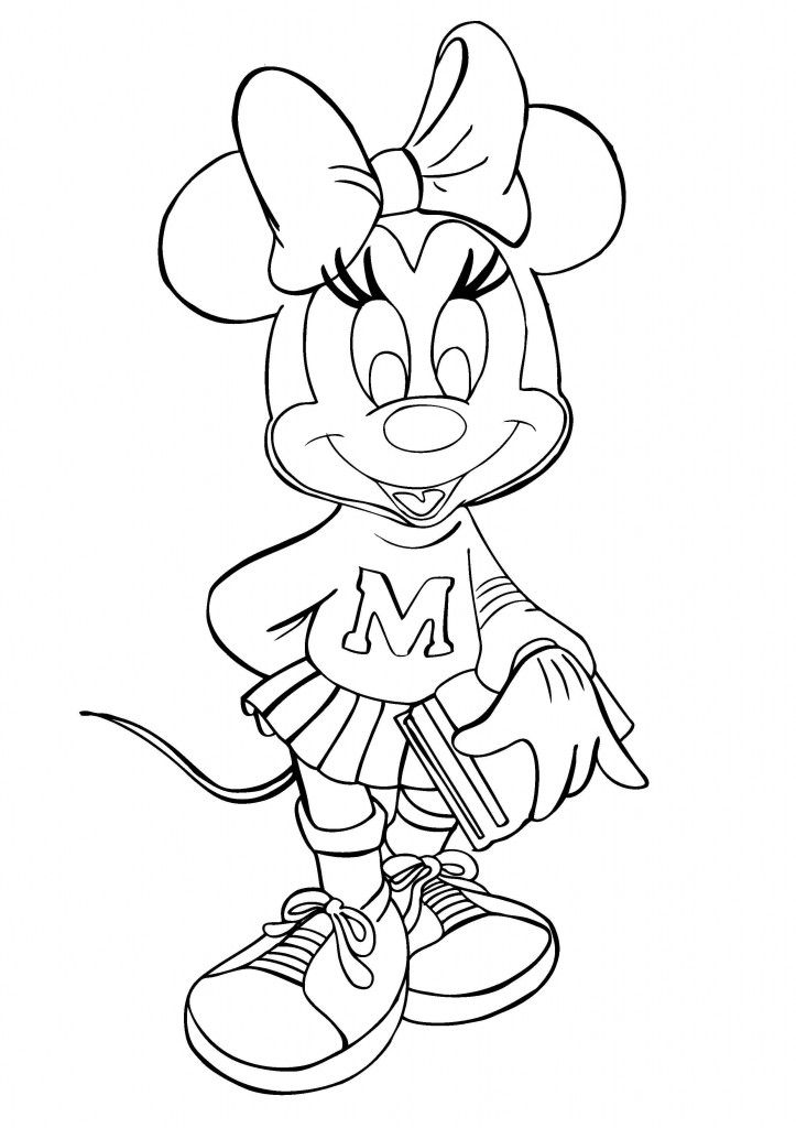 723x1024 Free Printable Minnie Mouse Coloring Pages For Kids Colorear Y Arte