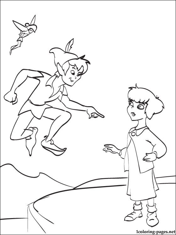 Disney Peter Pan Coloring Pages At Getcolorings.com | Free Printable
