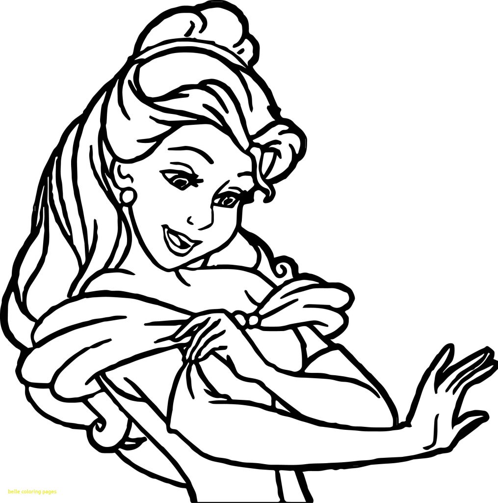 Disney Princess Coloring Pages Belle at Free printable colorings pages to