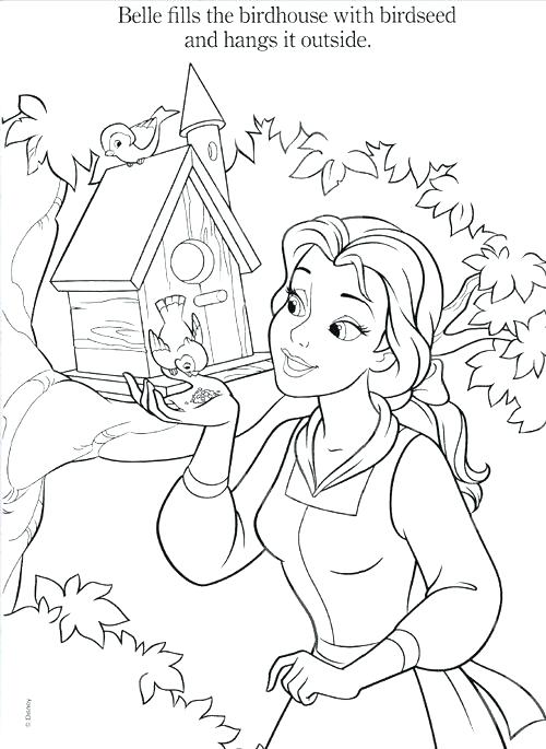 Disney Princess Coloring Pages Belle at GetColorings.com ...