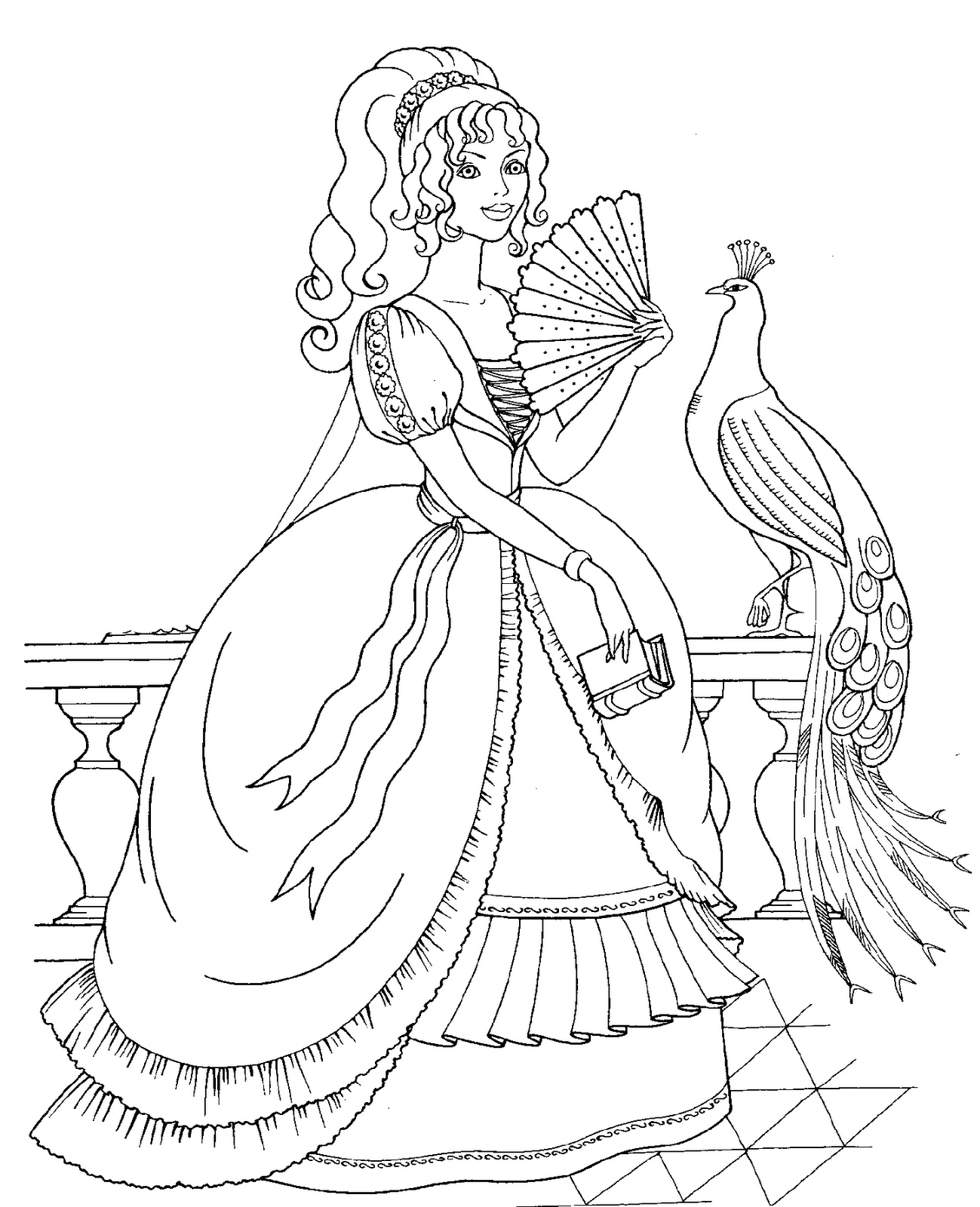 Disney Princess Coloring Pages For Adults At GetColorings Free 