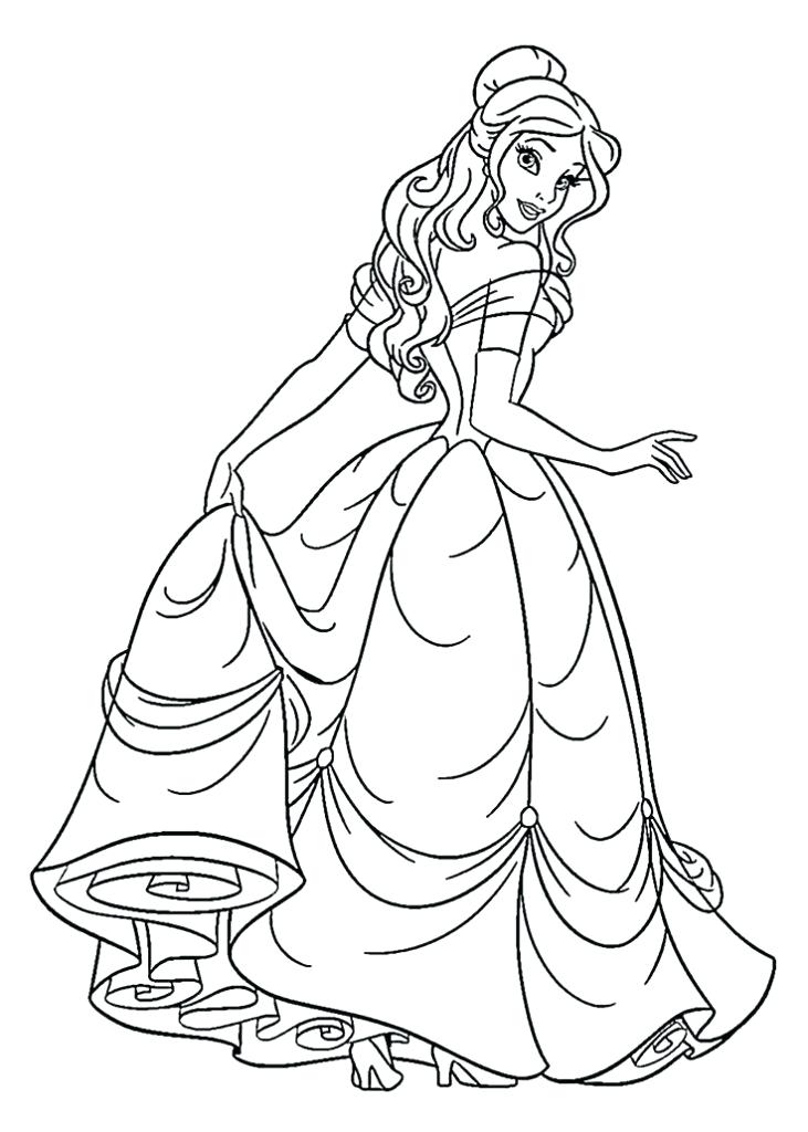 Disney Princess Coloring Pages For Adults At Free Printable Colorings Pages 7128