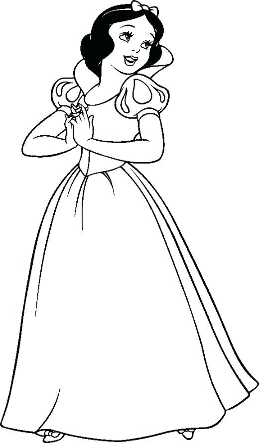 Disney Princess Coloring Pages Snow White at Free