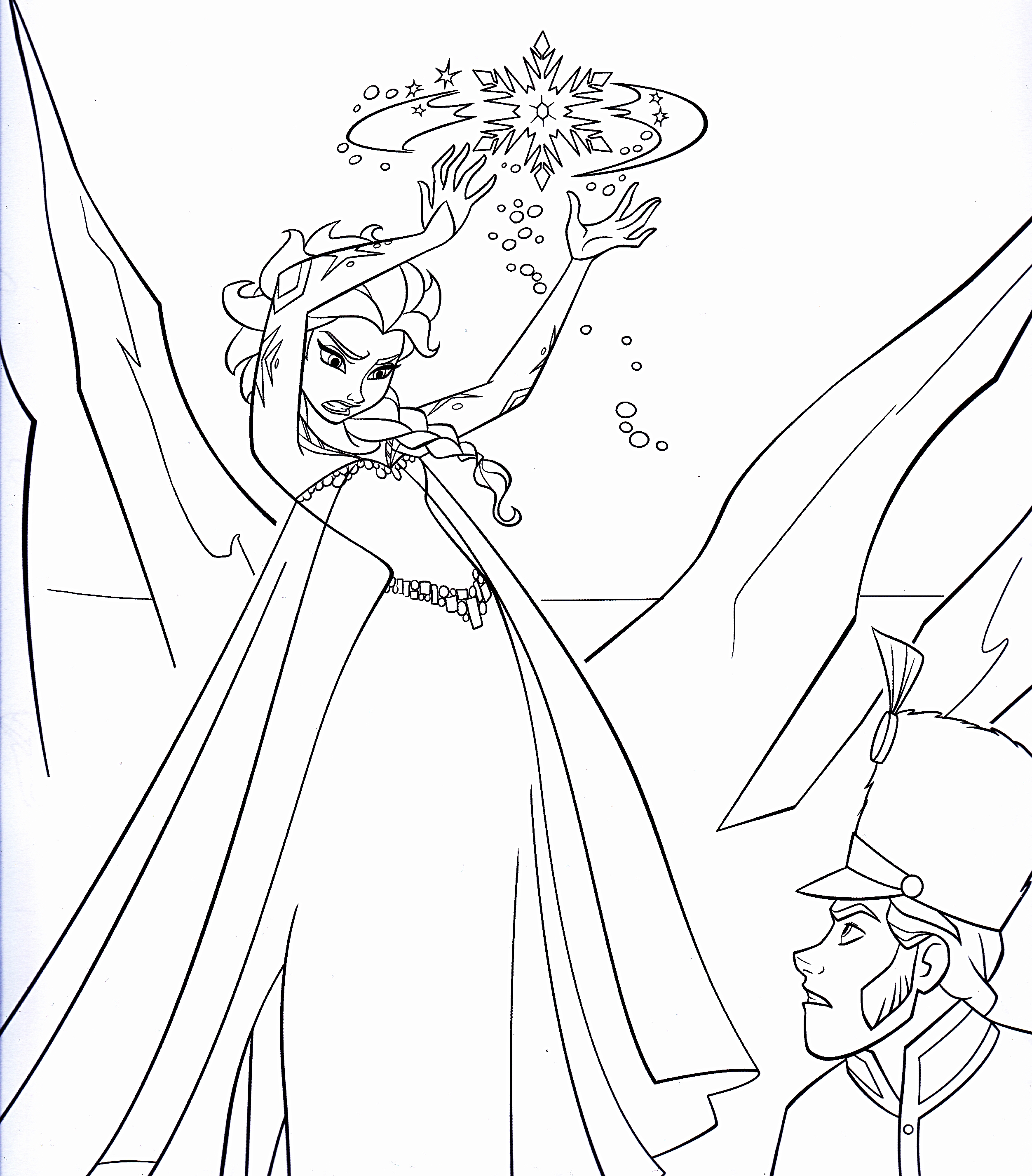 Disney Princess Elsa Coloring Pages At GetColoringscom | Free