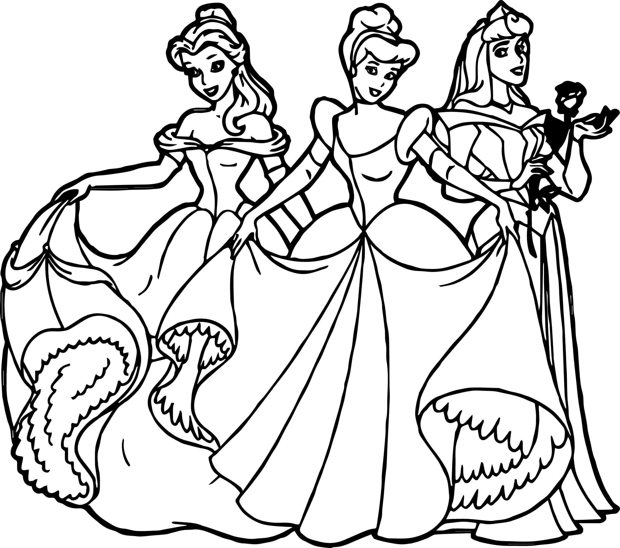 31 Princess Disney Coloring Pages Pics
