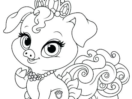 Disney Princess Pets Coloring Pages at GetColorings.com | Free