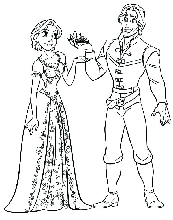 600x762 Disney Tangled Coloring Pages Princess Download