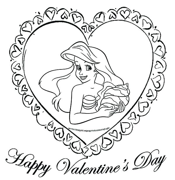 Disney Princess Valentine Coloring Pages at GetColorings.com   Free ...